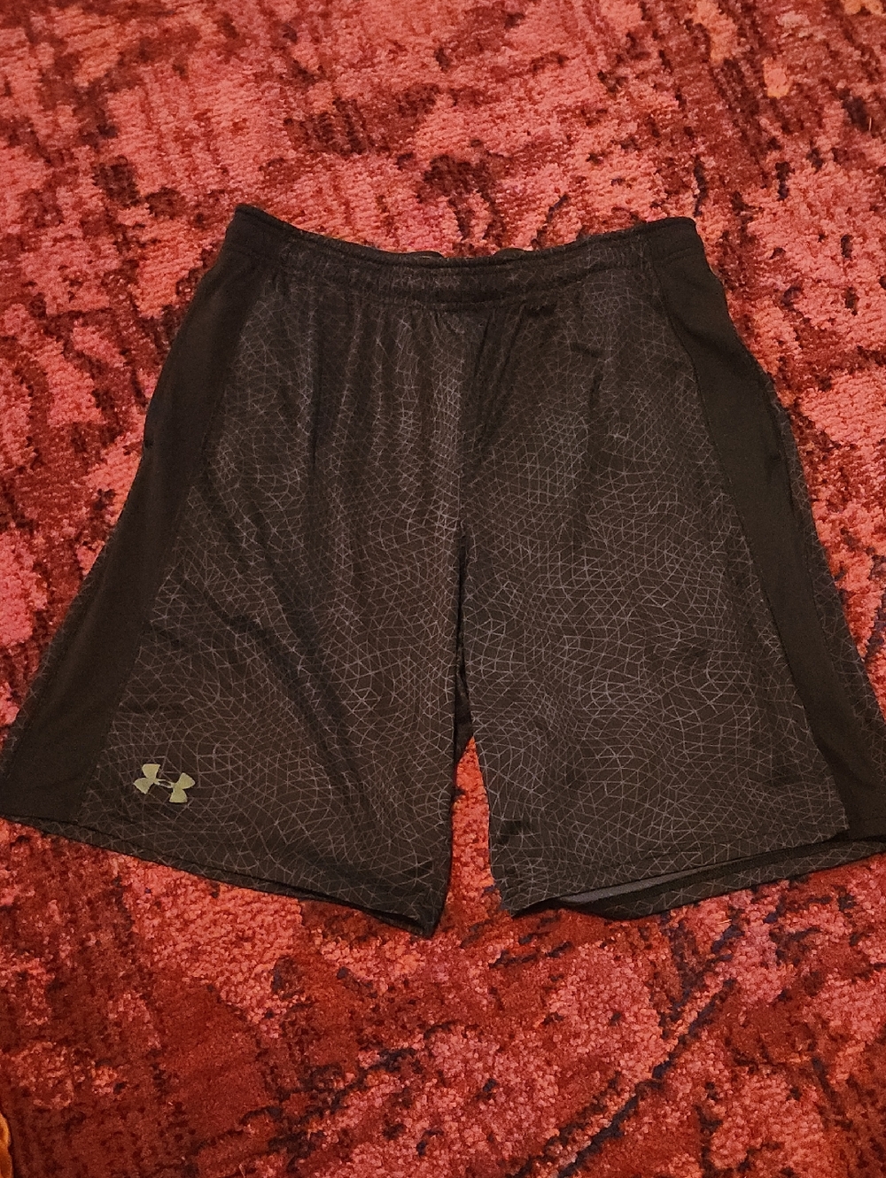 Under Armour Black Geometric Performance Shorts